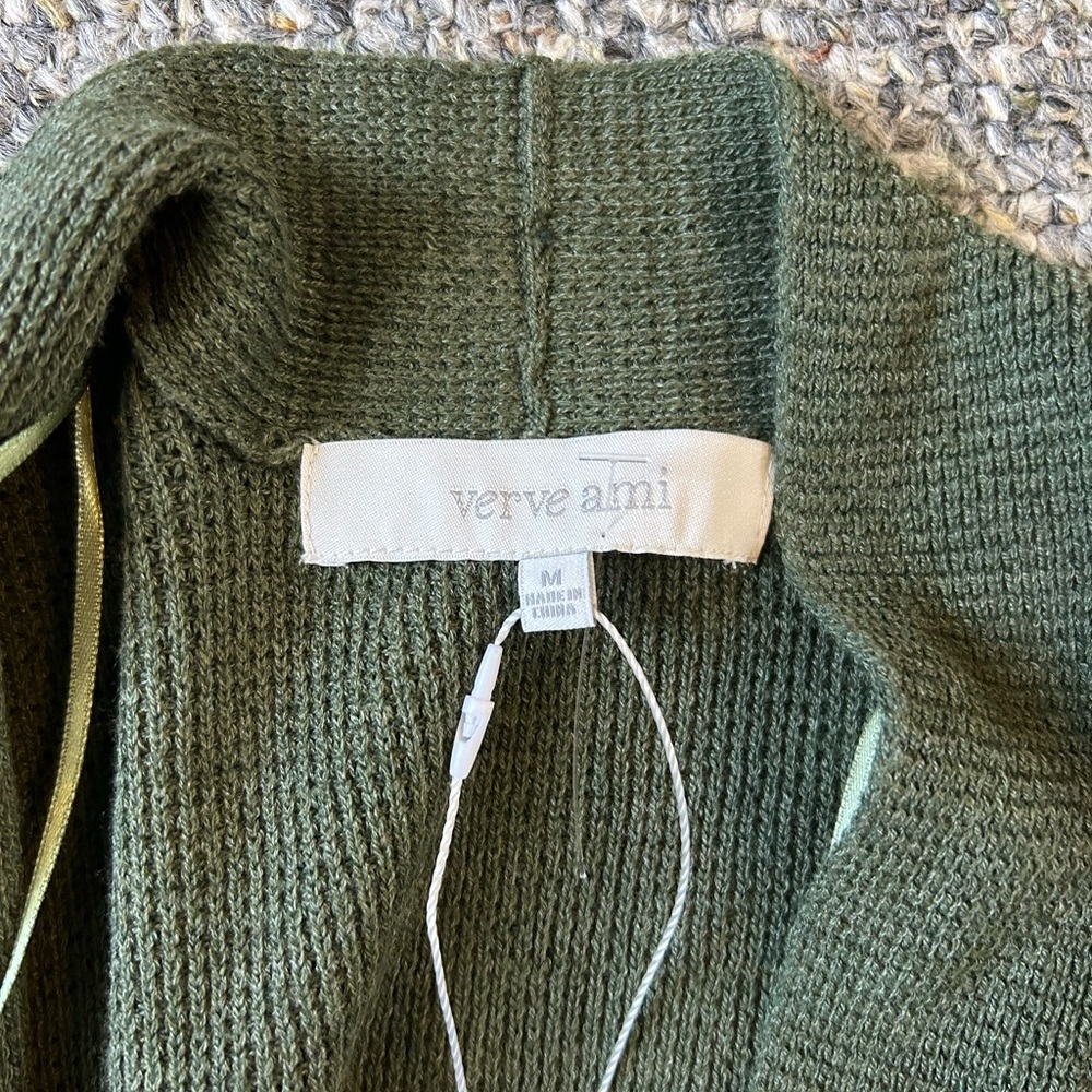 Verve Ami Forest Green Cardigan - Picture 2 of 2